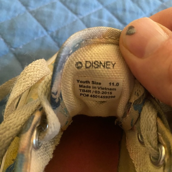Girls Disney x Vans Princess sneakers Sz 11 - Picture 5 of 5